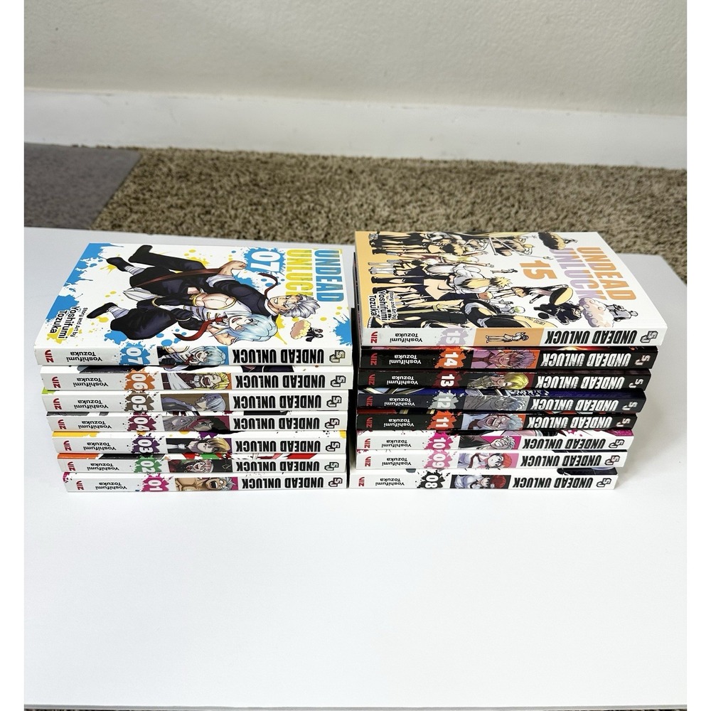 Undead Unluck Yoshifumi Tozuka PB Books English Manga Vol. 1-15